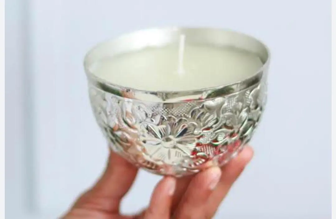Luxury Silver Scented Candle